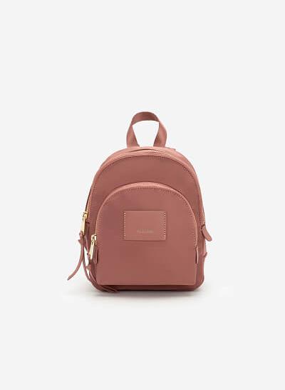 Balo Mini Vải Dù Đa Năng - BAC 0134 - Màu Hồng