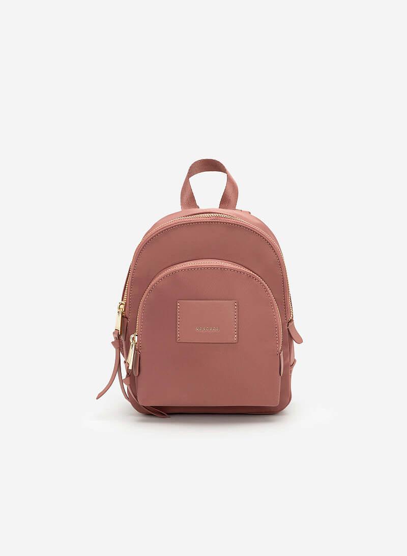 Balo Mini Vải Dù Đa Năng - BAC 0134 - Màu Hồng