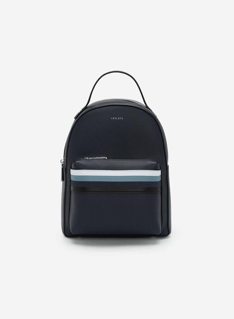 Balo đa năng phối kẻ sọc nhiều màu - BAC 0136 - Màu xanh navy - VASCARA