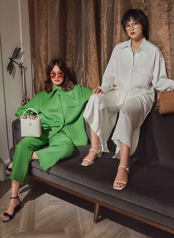 Túi Tote Thanh Lịch Logo Vascara Mini - TOT 0074 - Màu Kem
