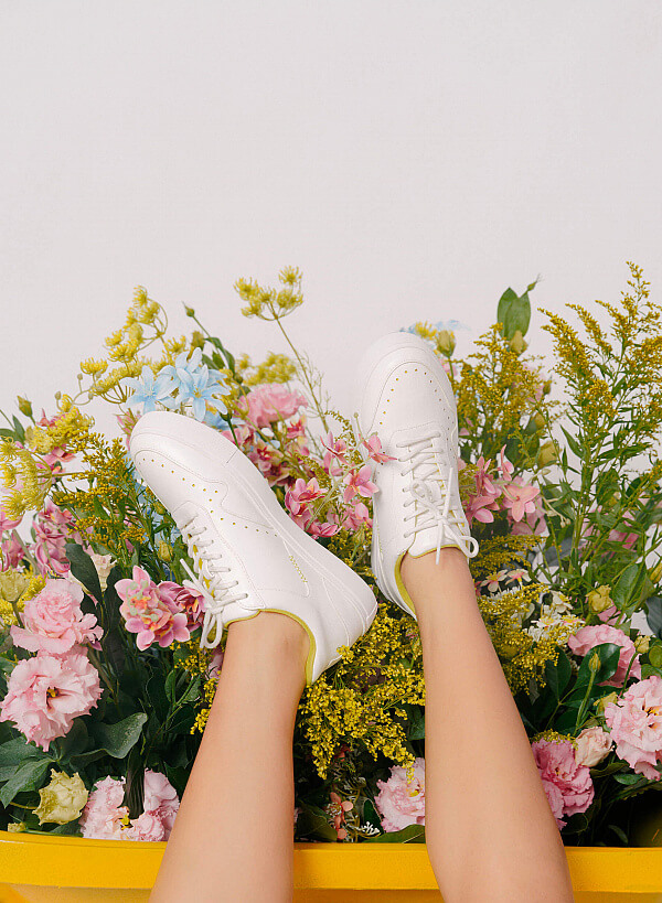 Giày sneaker neon light 3 - SNK 0040 - Màu trắng