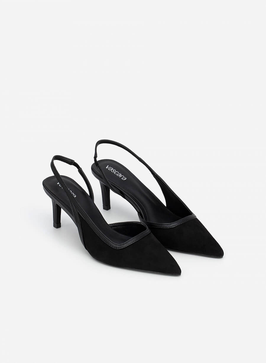 Giày D'Orsay Slingback Phối - BMN 0499 - Màu Đen - vascara.com