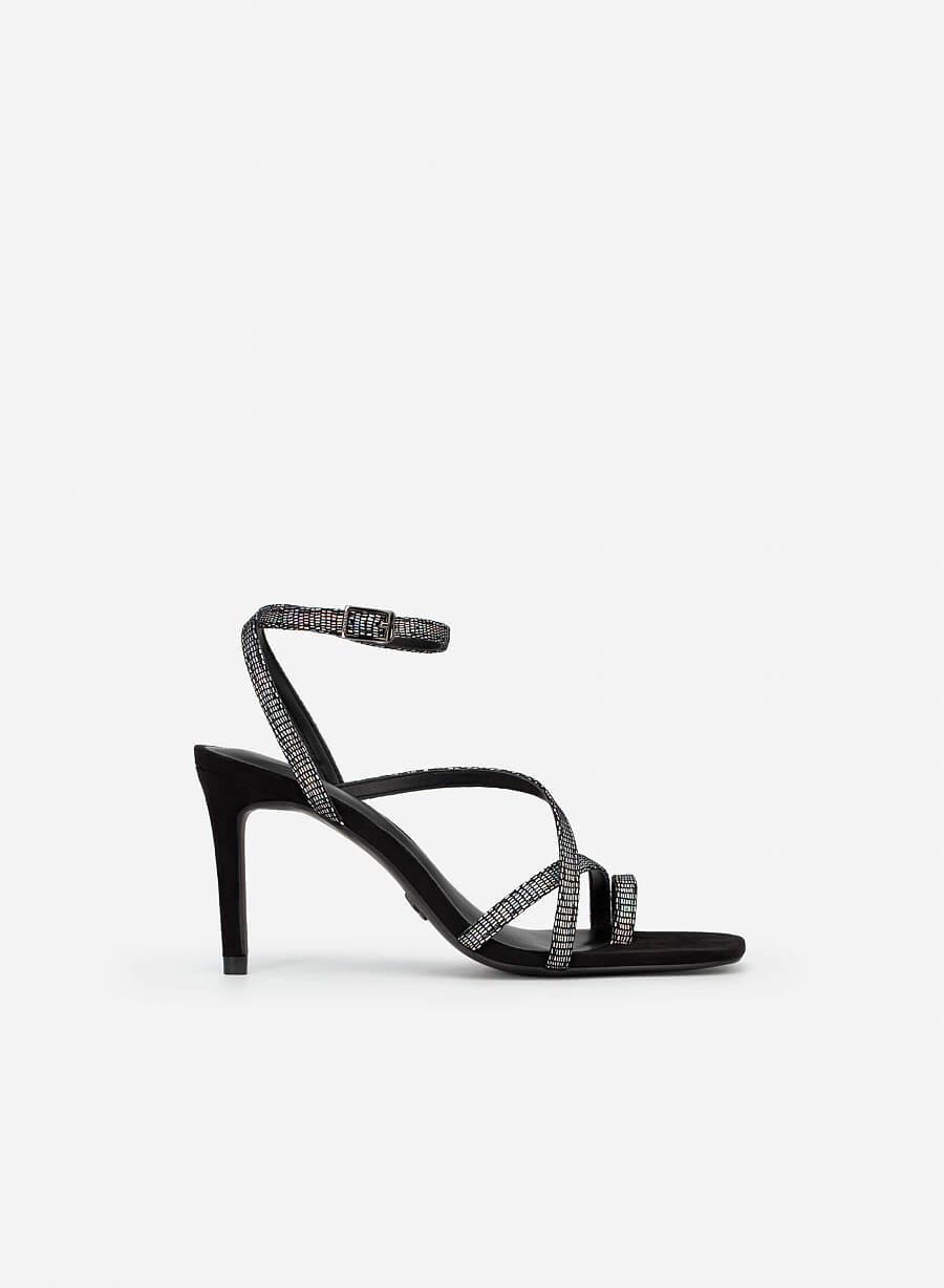 Giày Sandal Ankle Strap Quai Mảnh Vân Kỳ Đà - SDN 0702 - Màu Cầu Vồng - VASCARA