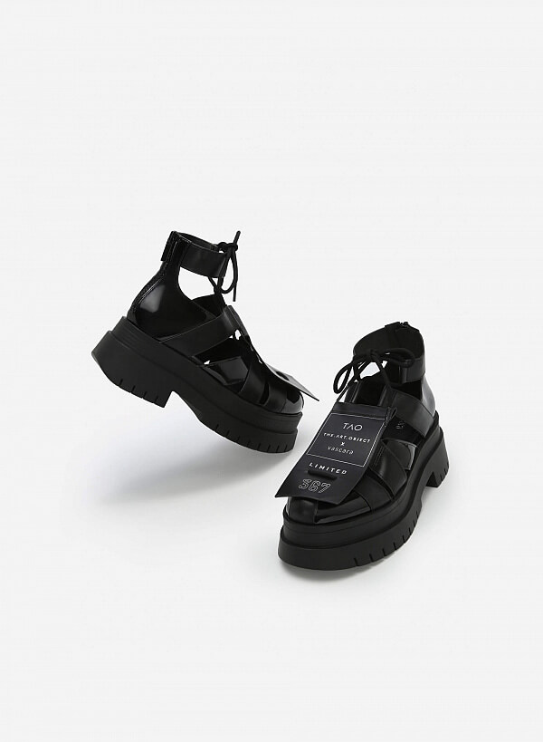 Sandal Boots VAS X TAO Limited Edition - BOT 0914 - Màu Đen - VASCARA