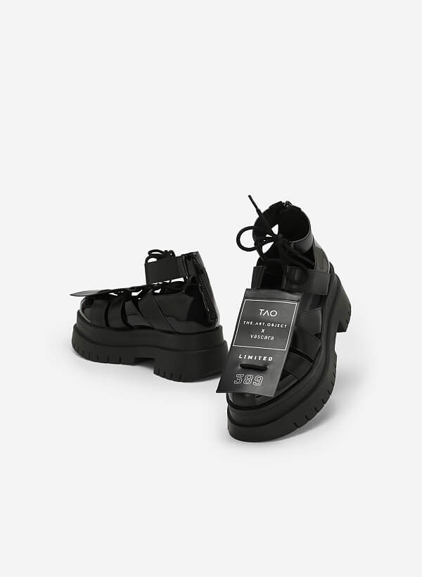 Sandal Boots VAS X TAO Limited Edition - BOT 0914 - Màu Đen - VASCARA