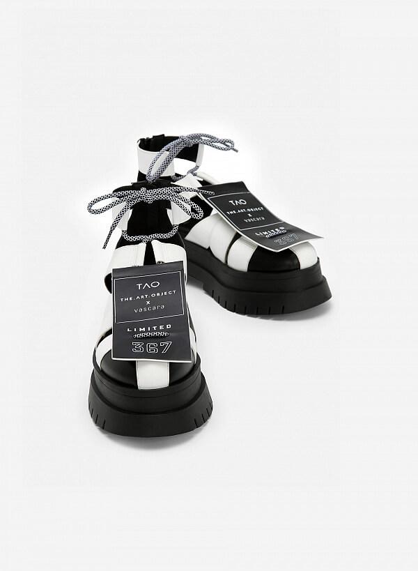Sandal Boots VAS X TAO Limited Edition - BOT 0914 - Màu Trắng - VASCARA