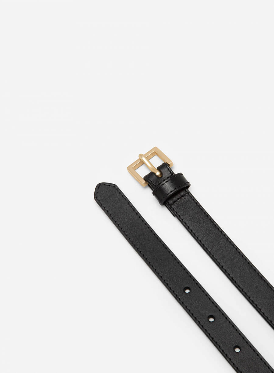 Thắt Lưng Khóa Cài Hình Vuông - TRO 0026 - Màu Đen - vascara.com