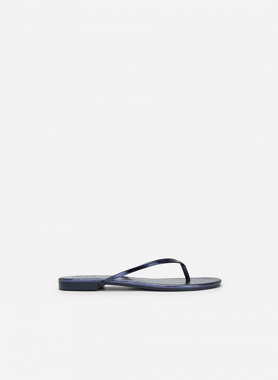Dép quai kẹp mũi tròn - DXP 0180 - Màu xanh navy - vascara.com