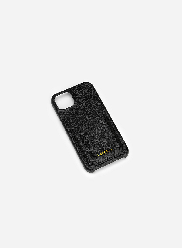 Card Slot Mixed iPhone 13 Phone Case - CAS 0001 - Black - VASCARA