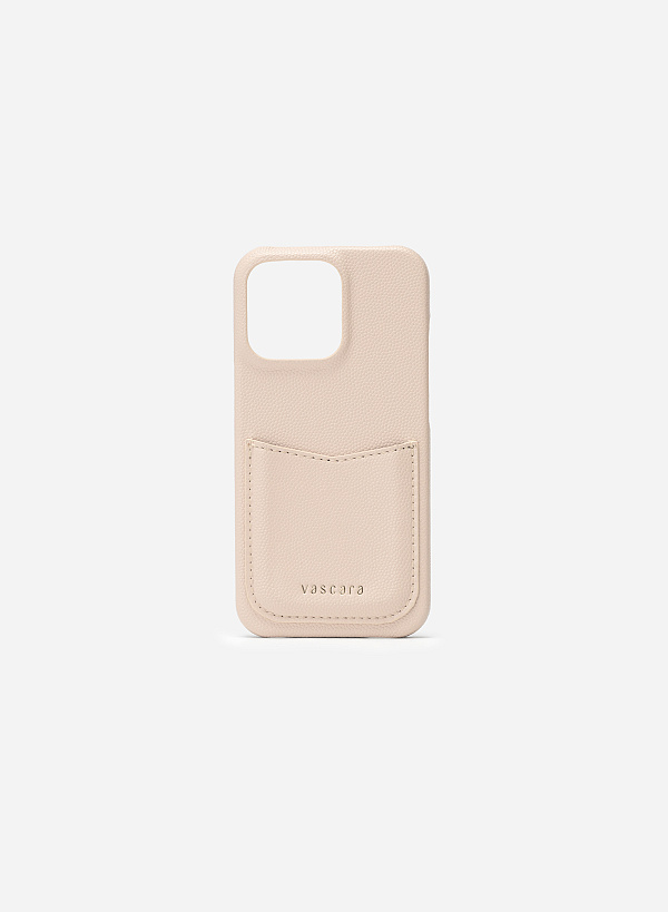 Card Slot Mixed iPhone 13 Pro Phone Case - CAS 0002 - Light Pink