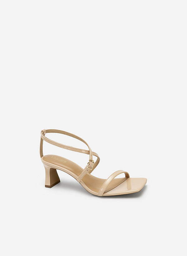 Xem sản phẩm Skinny Cross Strap Square Toe Sandals - PUM 0730 - Beige