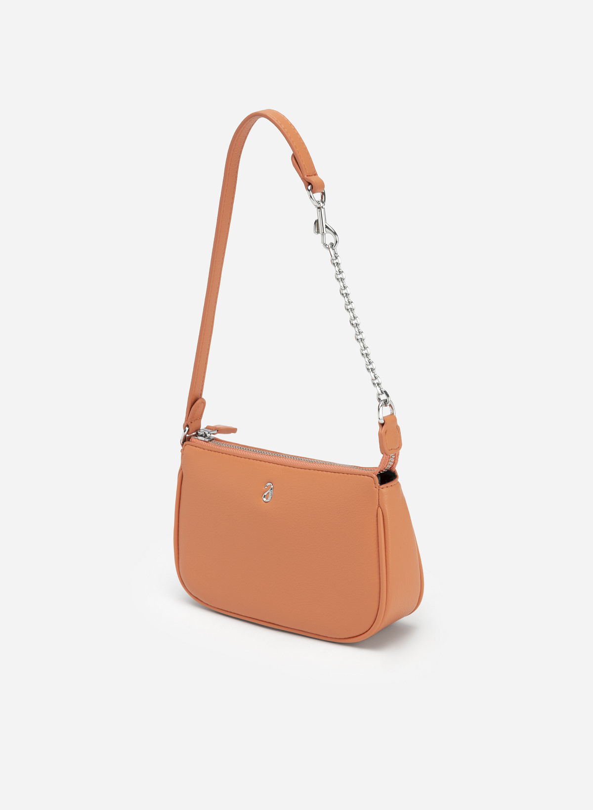 Xem sản phẩm Chain-Mixed Strap Hobo Bag - TTE 0087 - Light Orange