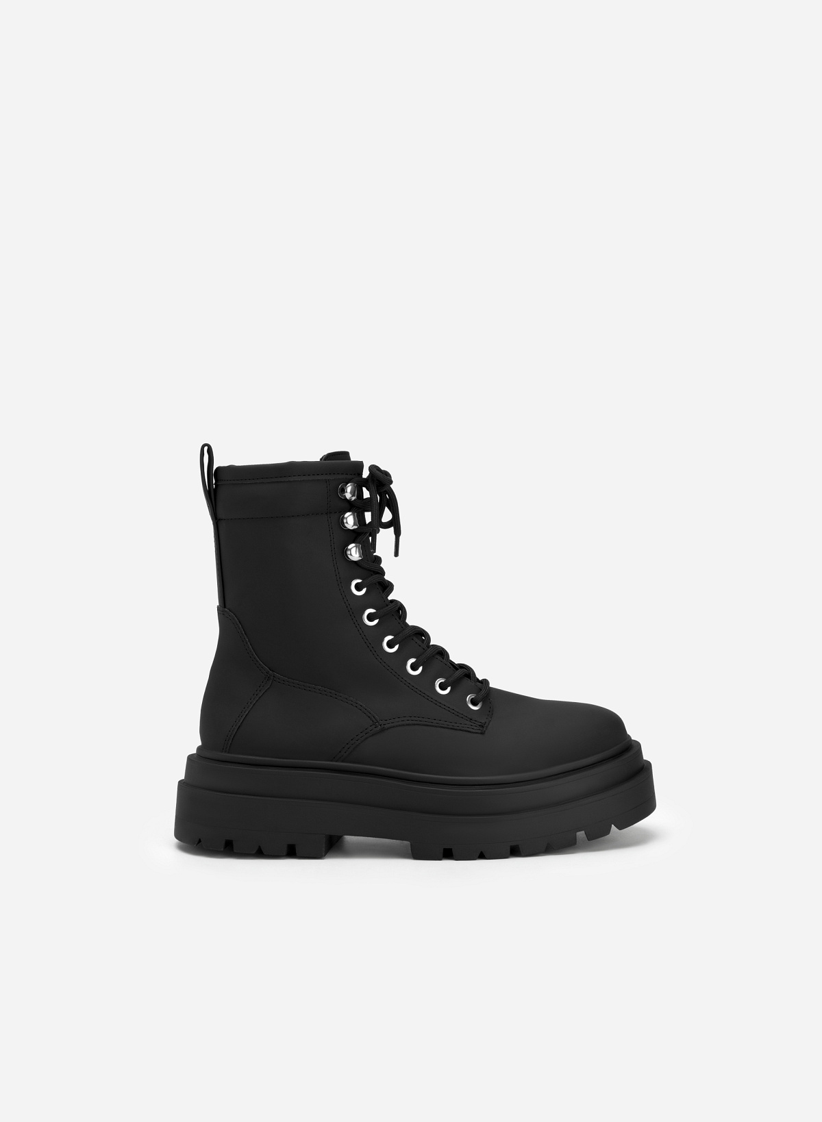 All-Day Comfort Combatハイネックブーツ - BOO 0915  - ブラック - VASCARA