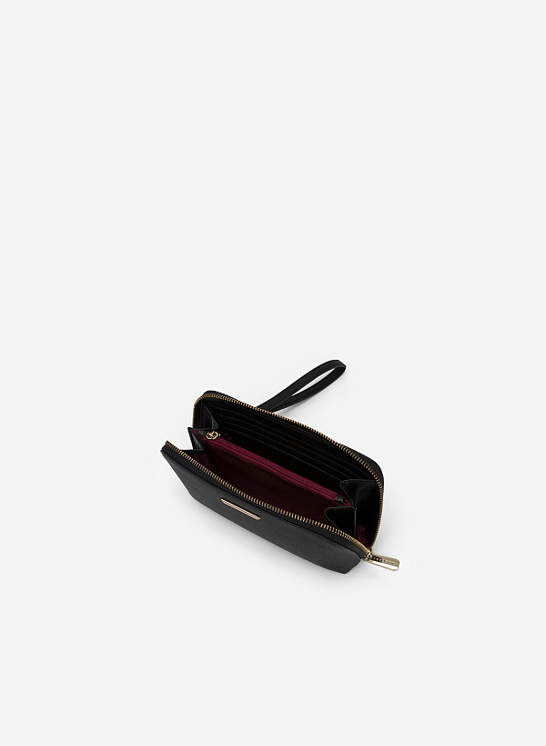 Ví pouch cầm tay - WAL 0248 - Màu đen - VASCARA