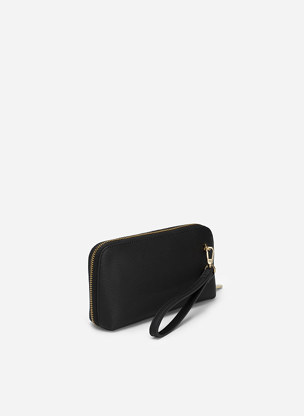 Ví pouch cầm tay - WAL 0248 - Màu đen - VASCARA