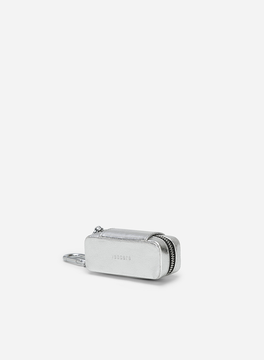 Ví mini metallic đựng son - WAL 0261 - Màu bạc - vascara.com