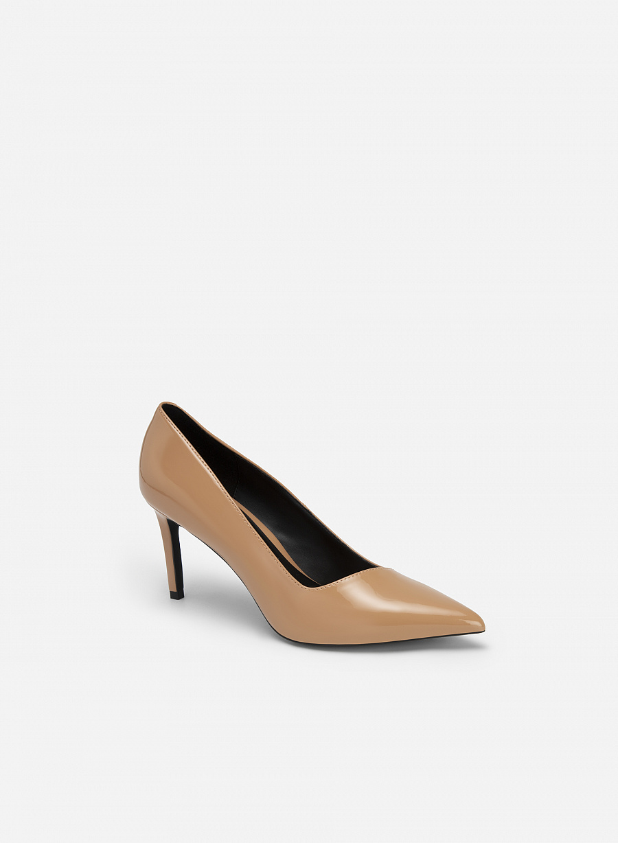 Giày Bít Mũi Nhọn Polished Style - BMN 0566 - Màu Be Đậm - vascara.com