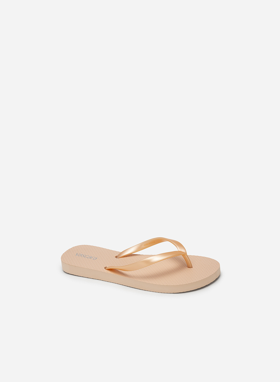 Dép Kẹp Quai Màu Monochrome - DXP 0186 - Màu Cam - VASCARA