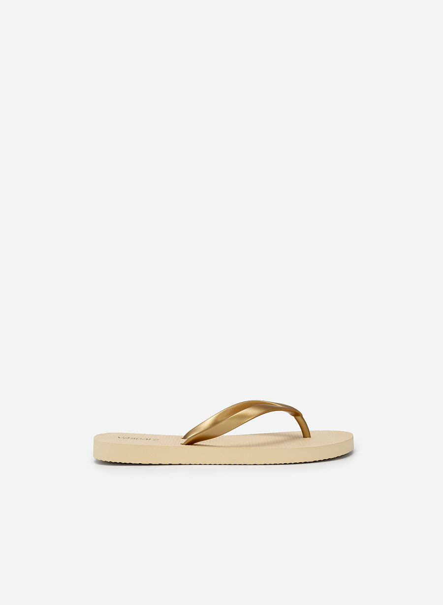 Dép Kẹp Quai Màu Monochrome - DXP 0186 - Màu Vàng Hồng - vascara.com