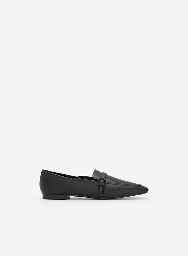 View more item Belt Décor Edge Stitch Loafer - LOA 0099 - Black