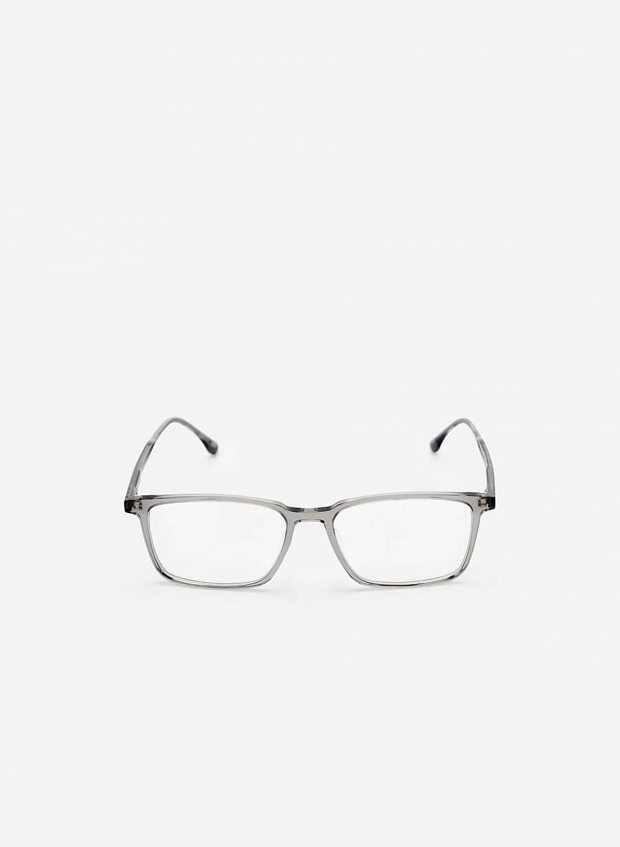 Kính Gọng Nhựa Trong Suốt Wayfarer - WAY 0031 - Màu Xám Khói - vascara.com