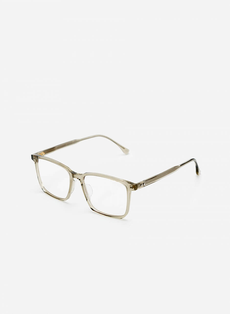Kính Gọng Nhựa Trong Suốt Wayfarer - WAY 0031 - Màu Xanh Olive - VASCARA