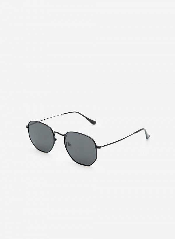 Kính Mát Dáng Aviator Phong Cách Hiện Đại - SPE 0009 - Màu Đen