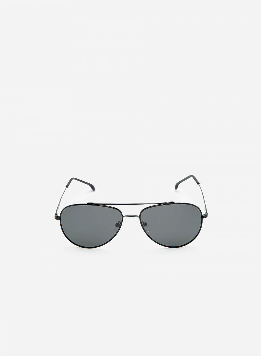 Kính mát gọng aviator tròng đen - AVI 0011 - Màu đen - vascara.com