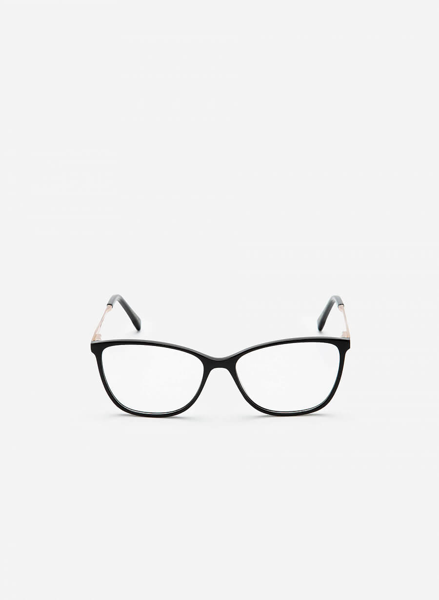 Kính wayfarer gọng phối metallic - WAY 0027 - Màu đen - vascara.com