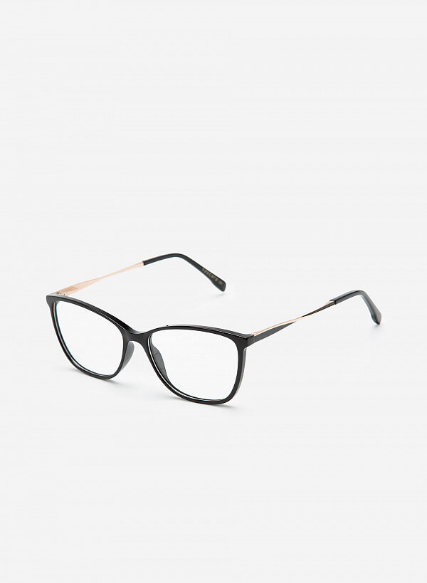 Kính Wayfarer Gọng Phối Metallic - WAY 0027 - Màu Đen