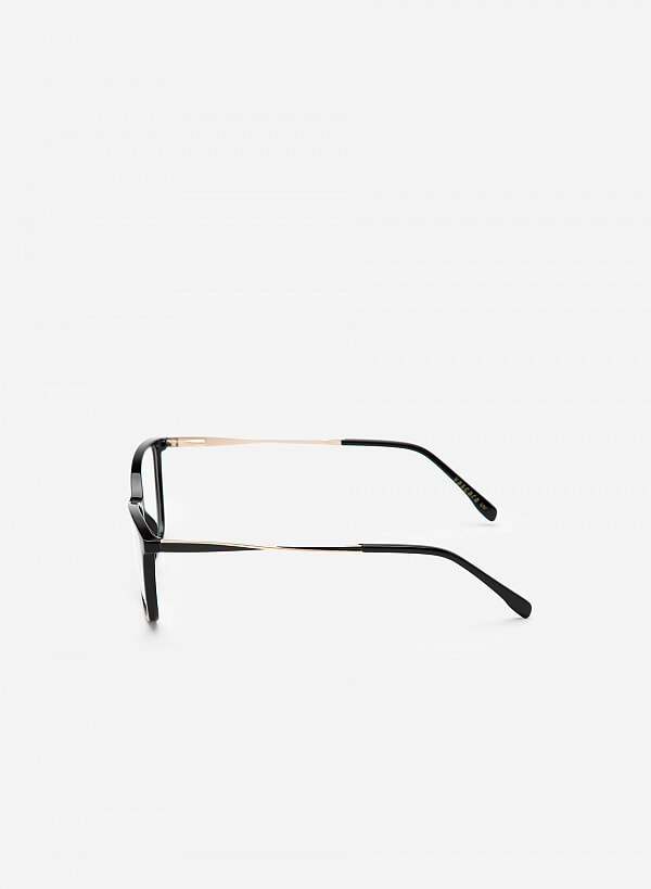 Kính Wayfarer Gọng Phối Metallic - WAY 0027 - Màu Đen - VASCARA