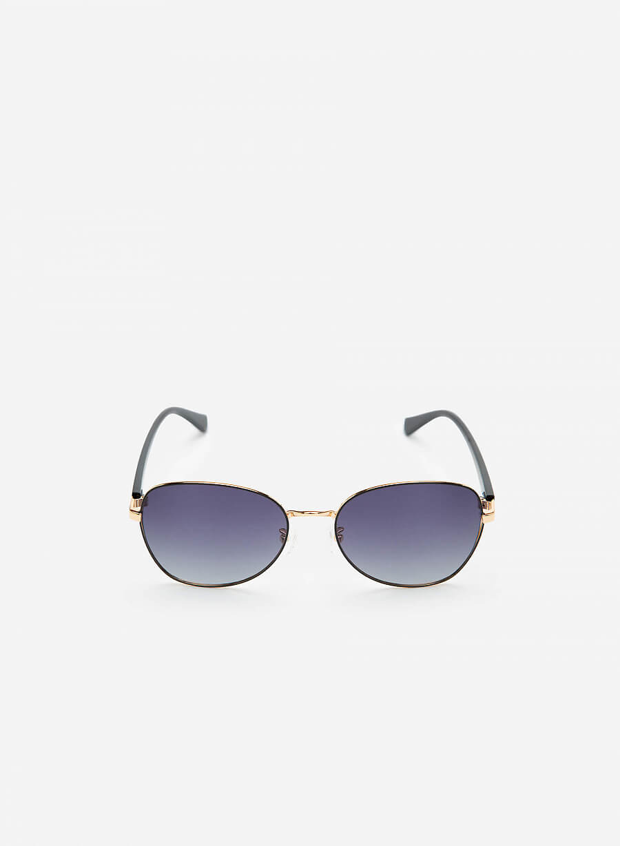 Kính mát dáng aviator gọng mảnh - AVI 0008 - Màu đen - vascara.com