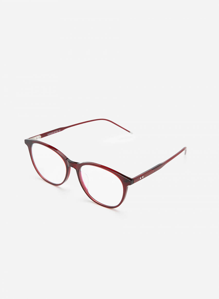 Kính Mắt Hình Tròn Thanh Lịch - ROU 0039 - Màu Đỏ - VASCARA
