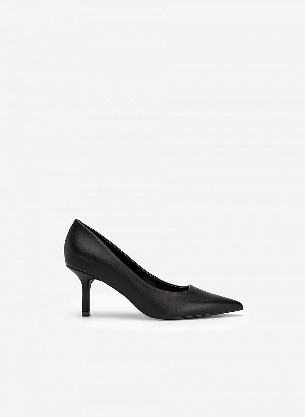 Giày bít mũi gót nhọn - BMN 0580 - Màu đen