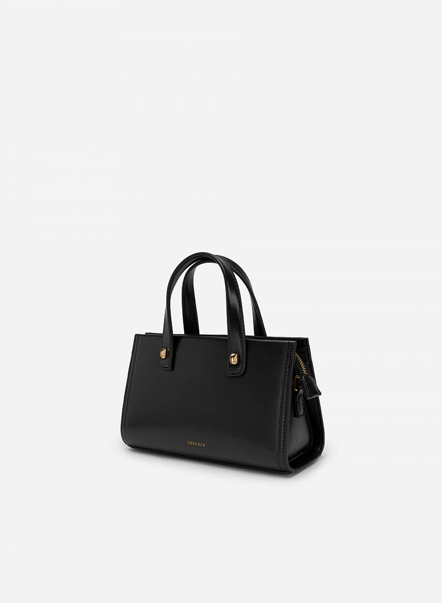 Túi Tote Quai Đôi Đính Kim Loại - TOT 0101 - Màu Đen - vascara.com