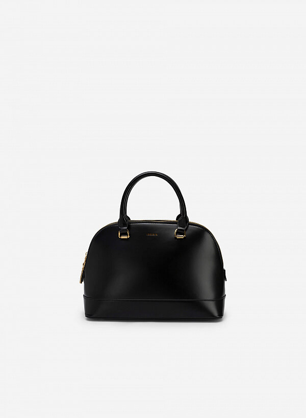 Túi xách polished bowler style - SAT 0307 - Màu đen