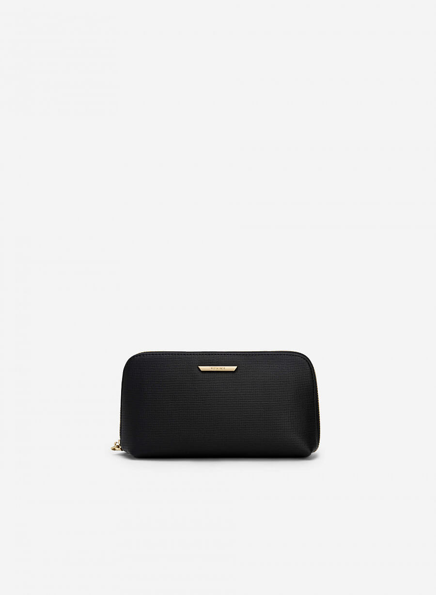 Ví pouch cầm tay - WAL 0248 - Màu đen - VASCARA