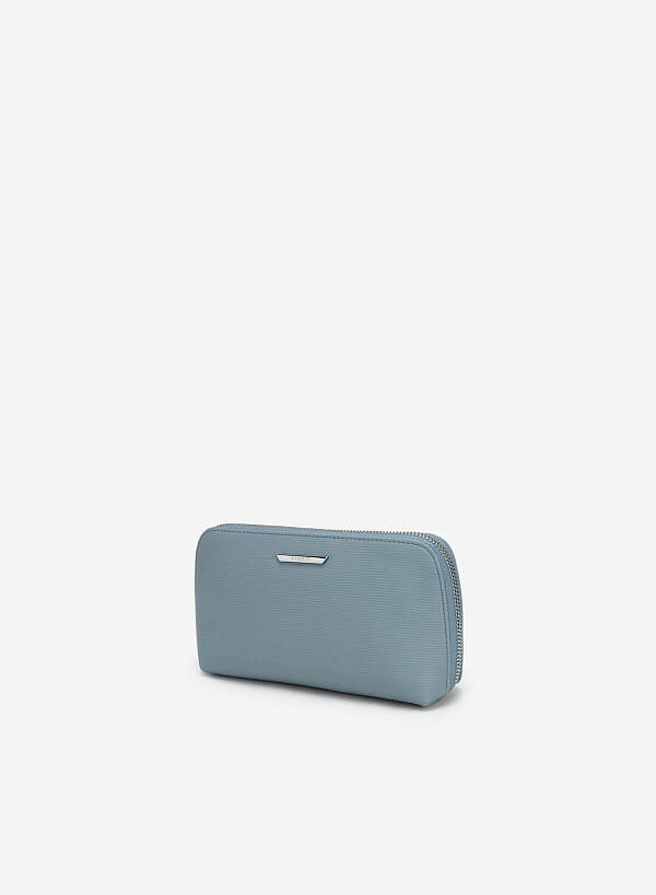 Ví Pouch Cầm Tay - WAL 0248 - Màu Xám Đậm - VASCARA