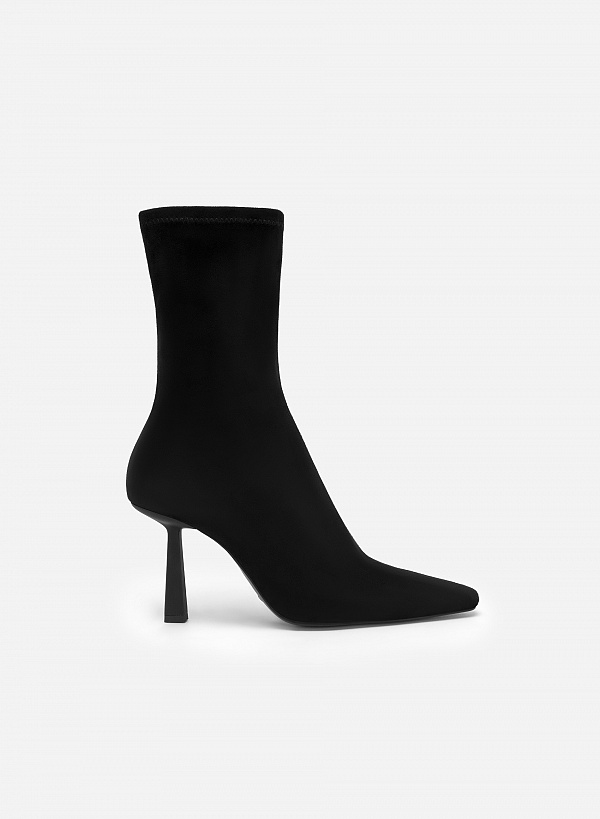 All-day comfort boot cao gót - BOT 0922 - Màu đen - VASCARA