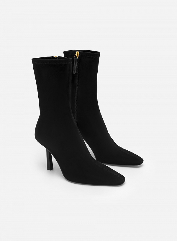 All-day comfort boot cao gót - BOT 0922 - Màu đen - VASCARA