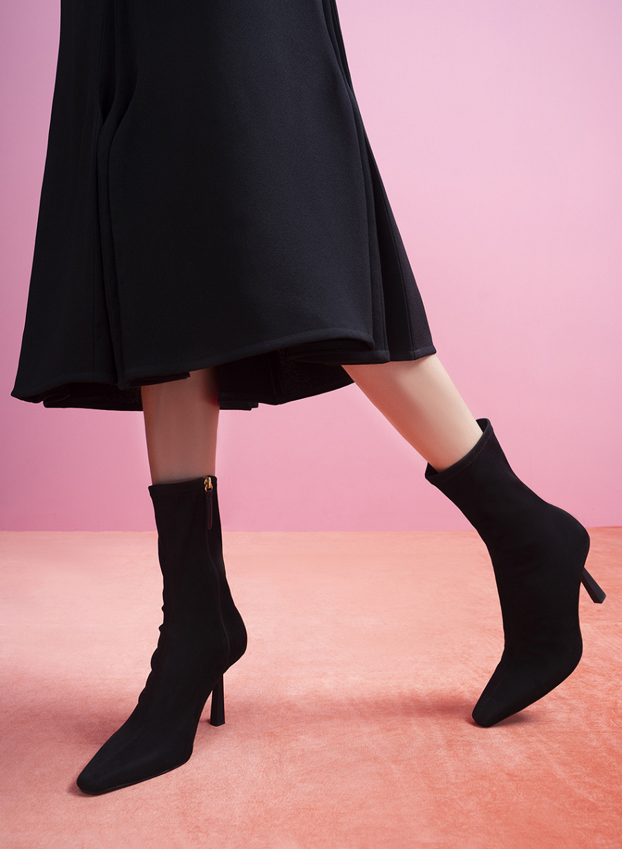 All-Day Comfort Boot Cao Gót - BOT 0922 - Màu Đen - vascara.com