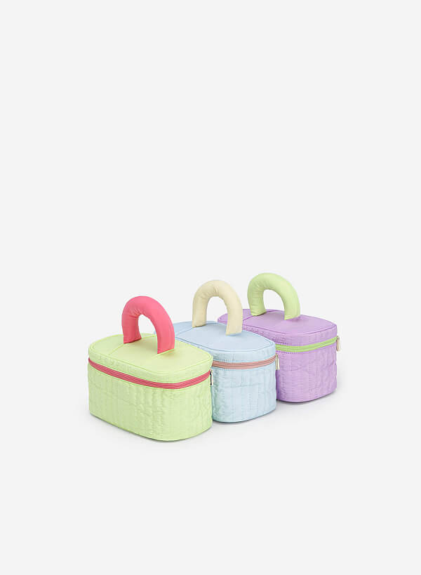 Multicolor quilted makeup bag - GIF 0038 - VASCARA