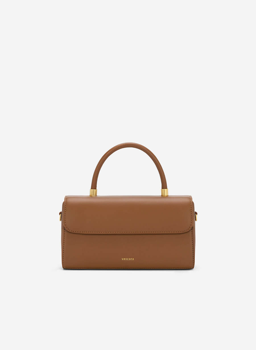 Túi xách tay vintage - SAT 0310 - Màu nâu - vascara.com