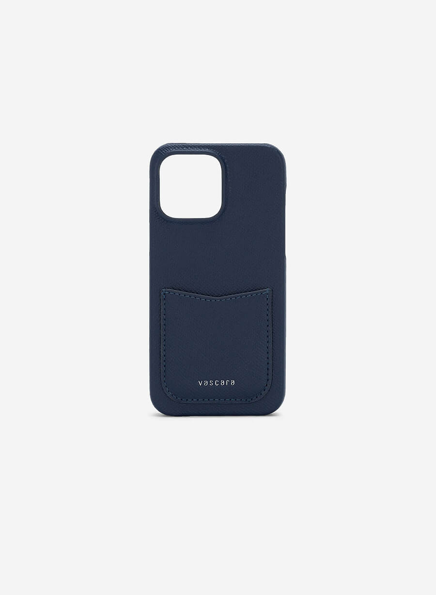 Ốp lưng điện thoại iPhone 14 Pro Max Phối Ngăn Đựng Thẻ - IPC 1403 - Màu Xanh Navy - vascara.com