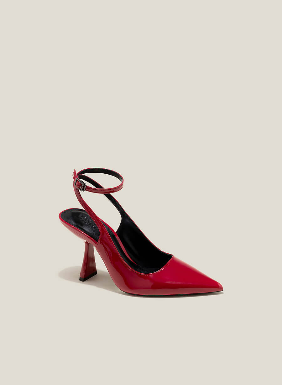 Xem sản phẩm Giày slingback nhấn quai ankle strap - BMN 0600 - Màu đỏ