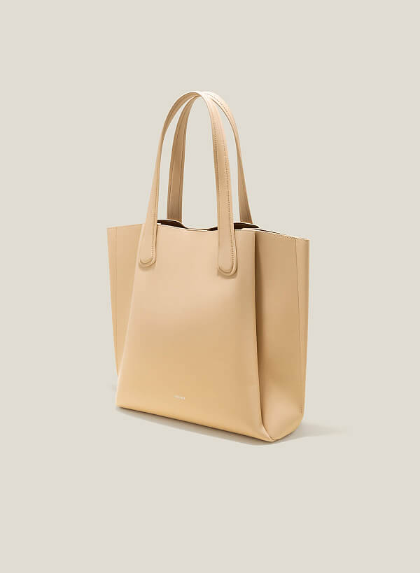 Túi tote over size gấp nếp