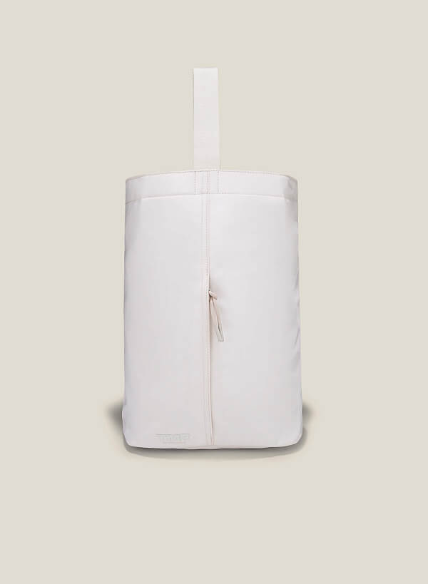 Túi vải cuộn tròn ROLLING BAG - TMB 0002 - Màu kem - VASCARA