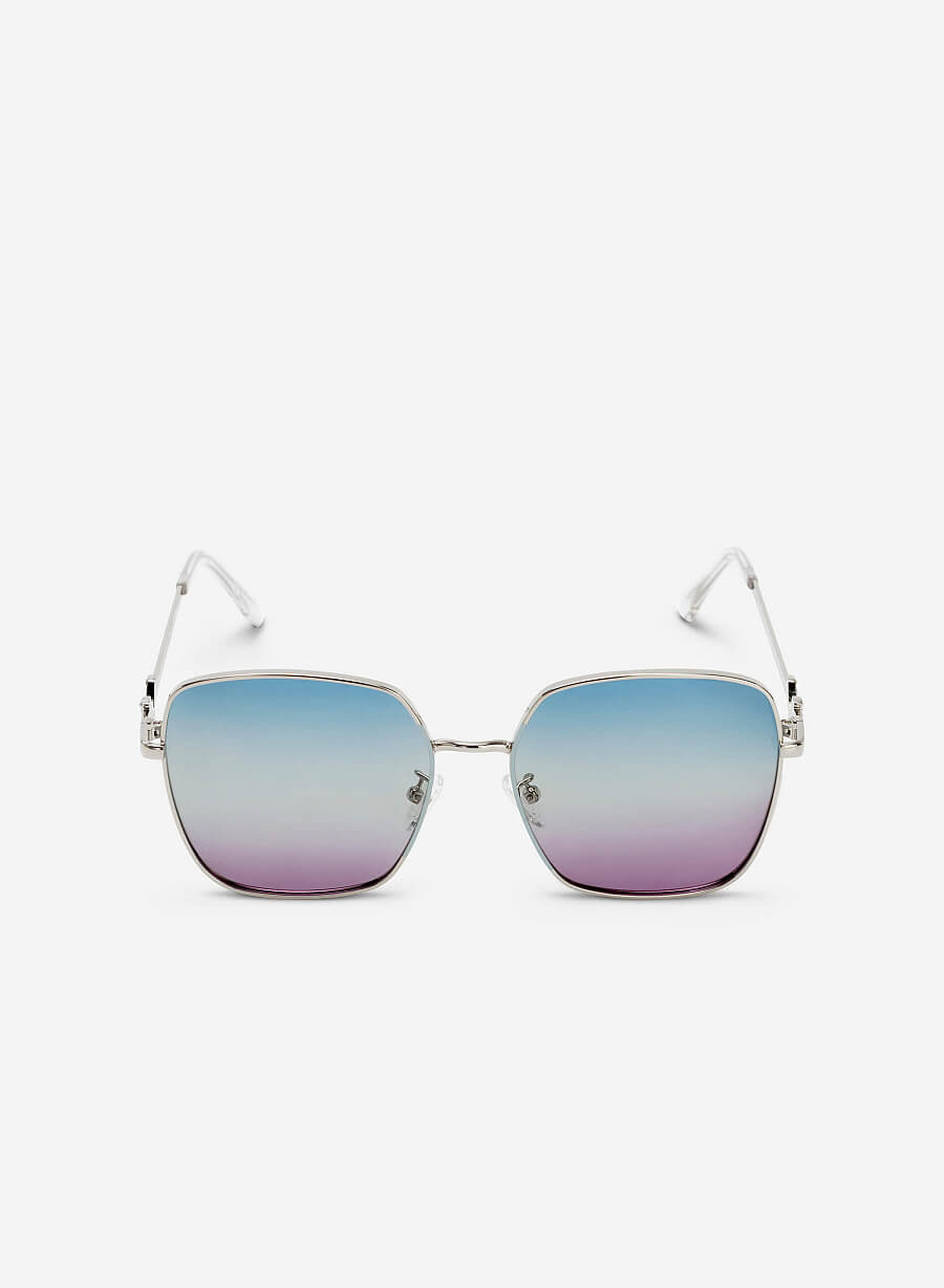 Kính Mát Gọng Kim Loại Wayfarer - WAY 0036 - Màu Xanh Dương - vascara.com