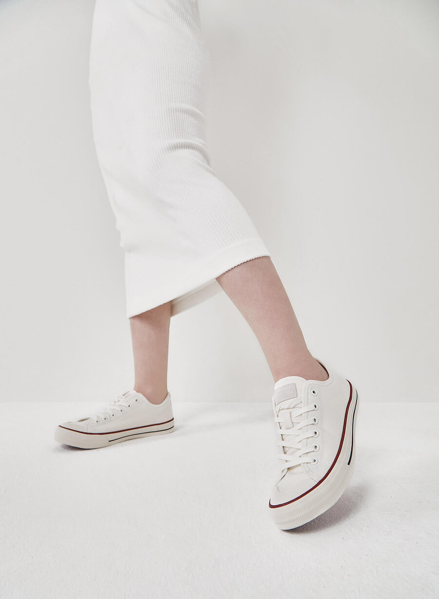 Giày sneaker cổ điển - SNK 0059 - Màu trắng - VASCARA