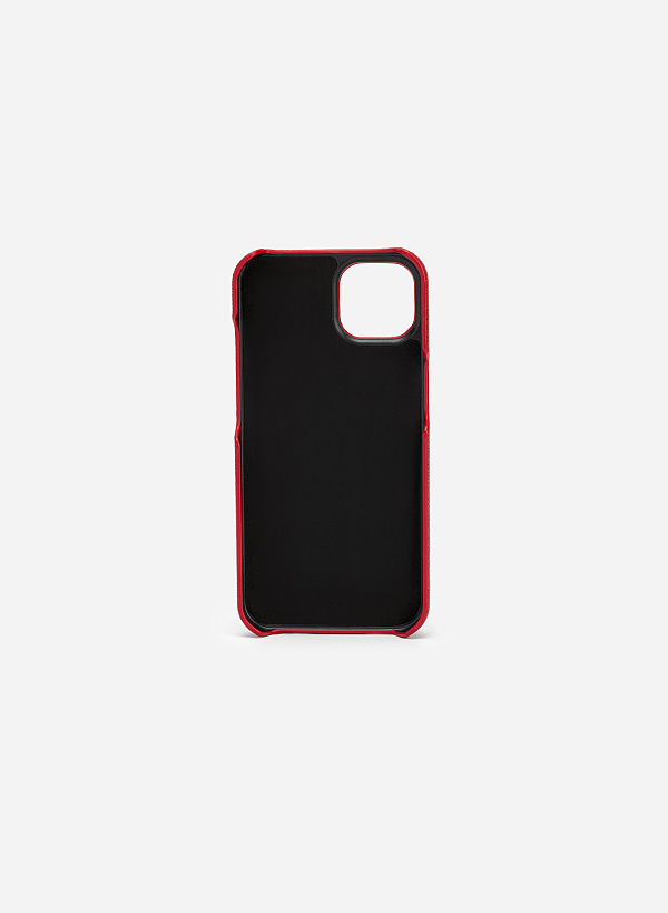 Ốp lưng điện thoại iPhone 13 Pro Max Phối Ví Mini Đựng Thẻ - IPC 1306 - Màu Đỏ - VASCARA